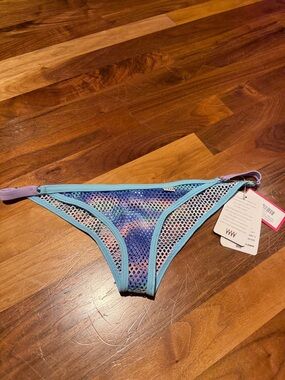 Wicked Weasel mesh cheeky bikini bottom NWT medium